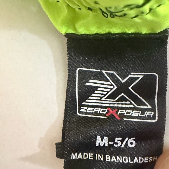 ZeroXposur Kids' Navy and Yellow Shark Swim Trunks - Picture 3 of 3